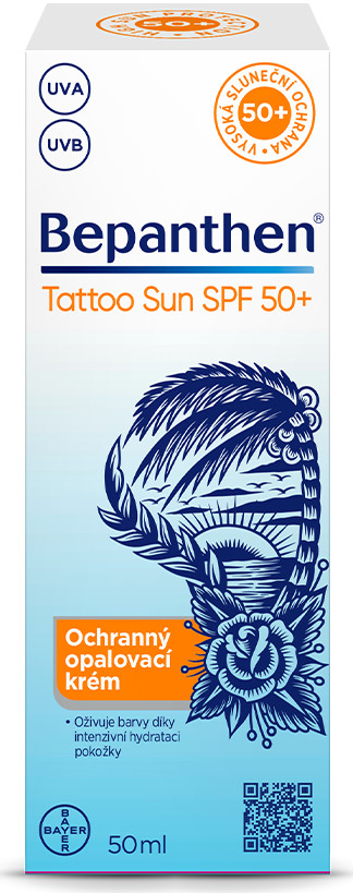 Bepanthen Tattoo Sun op.krem SPF50+50ml