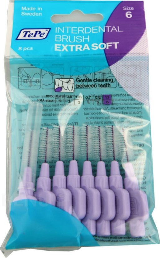 TePe mezi.krt. ExtraSoft 1.1mm 8ks122275