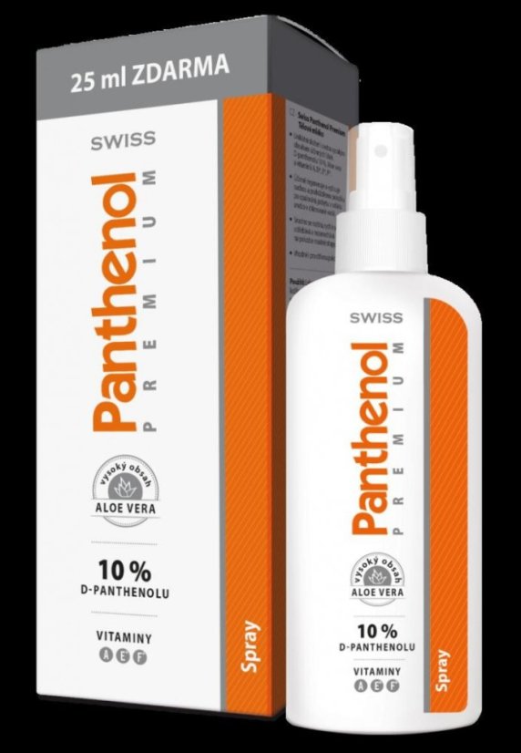 Panthenol Swiss spr.aloe 150+25ml zdarma