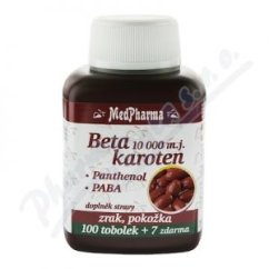 MedPh Beta karot.10000 107tbl.Pant.+PABA