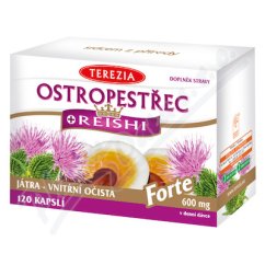 TEREZIA Ostropestřec+Reishi Forte120cps.