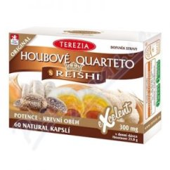 TEREZIA Houbové Quarteto s reishi60cps