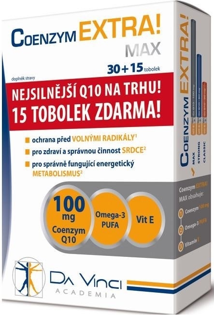 Coenzym EXTRA! Max 100mg D.V.30+15zdarma
