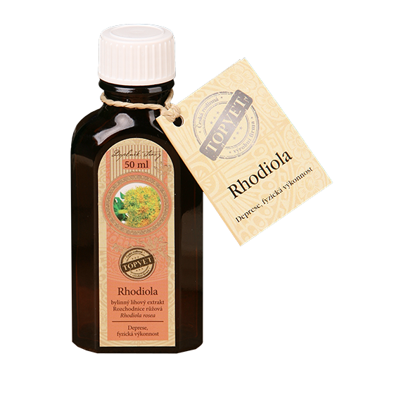 TOPVET Rhodiola - Rozchodnice - tinktura - kapky 50ml