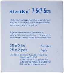 Gáza kompr.ster.Steriko 7.5x7.5/25x2 8vr