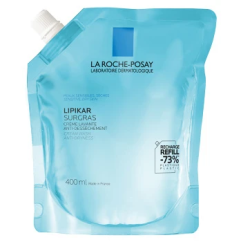 LA ROCHE-POSAY Lipikar Surgras Zvláčňující sprchový gel náplň 400 ml
