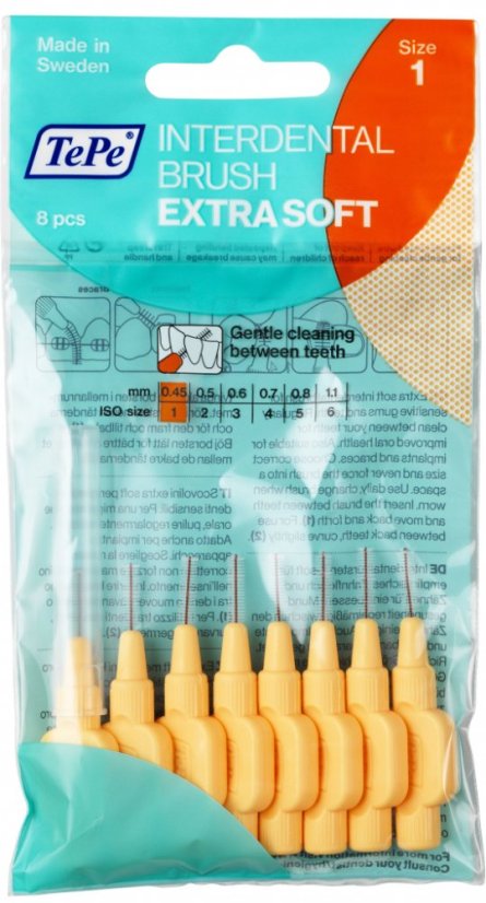 TePe mez.kart.ExtraSoft 0.45mm 8ks122225