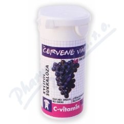 C-Vitamin 200mg červ.víno se sukr.a xyli