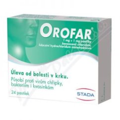 Orofar 1mg/1mg  pas.24