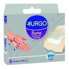 URGO Burns Na popál.lipid.nápl.5x7cm 6ks