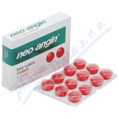 Neo-angin bez cukru Třešeň orm.pas.24