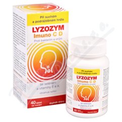 LYZOZYM Imuno C D Selen+vit.E+K cuc.40t