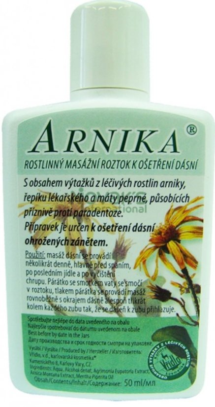 Arnika roztok na dásně 50ml