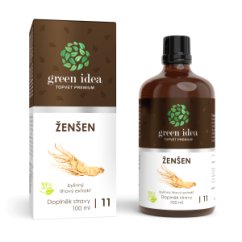 GREEN IDEA Ženšen tinktura - kapky 100 ml