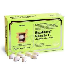 Bioaktivní Vitamin C+Kalcium pH neutrální 30 tbl.