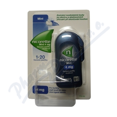 Nicorette mint 4mg orm.pas.20x4mg CZ