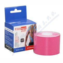 Tejp.páska FIXAtape Kinesio 5cmx5m/růžov
