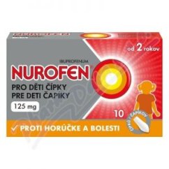 Nurofen pro děti čípky 125mg supp.10