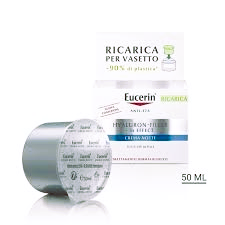 EUCERIN HYAL-FIL+3xEFF.noč.krém refill50