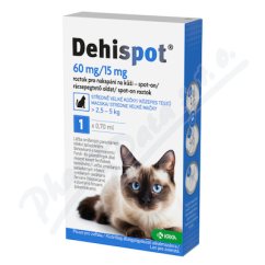 Dehispot 60mg/15mg spot-on 1x0.70ml cat