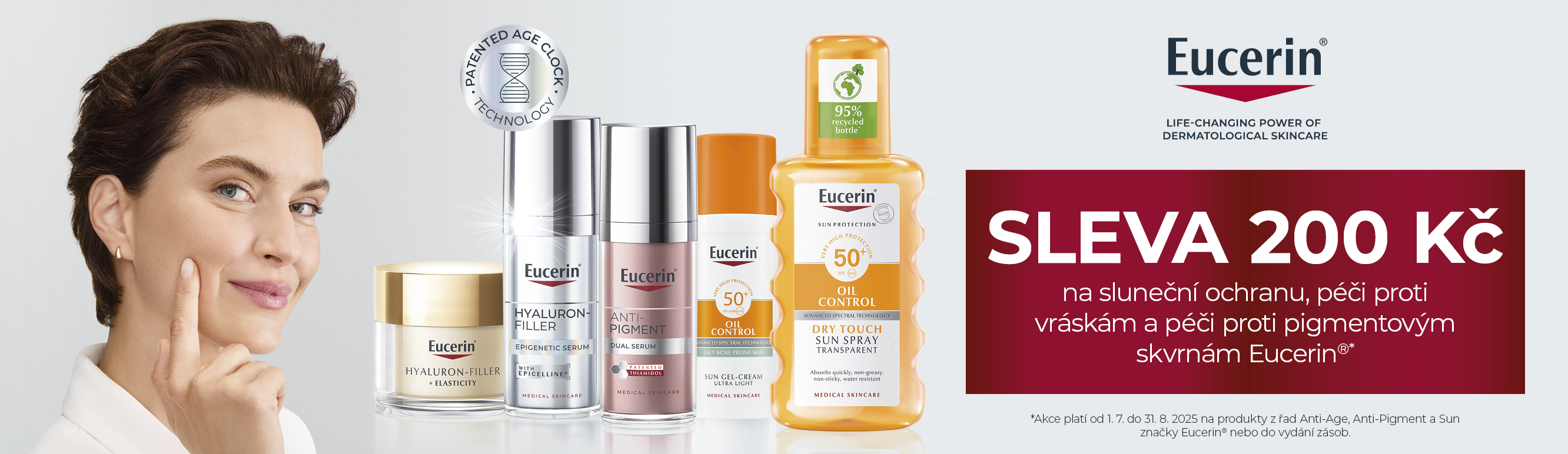 Eucerin Antiage, Antipigment, Sun -200kč