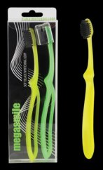 MegaSmile Zubní kartáček Black Whitening Loop 2ks