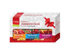 Zimní/Sváteční/Vánoční čaj+dárek 3x20x2g
