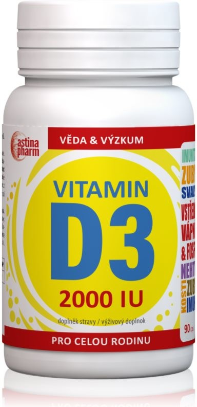 Astina Vitamin D3 2000IU cps.90