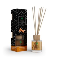 GREEN IDEA RATANOVÉ VONNÉ TYČINKY - SANTAL DŘEVO 100 ml