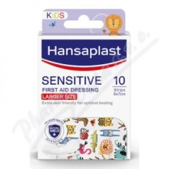 Hansaplast Sensit.Zvíř.large náplast10ks