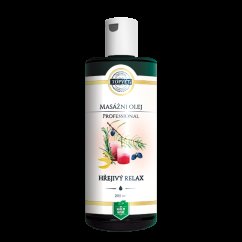 TOPVET Hřejivý relax - masážní olej 200ml