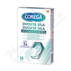 Corega dvojitá síla čistící tablety 36ks