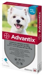 Advantix-psy s.o.4-10kg a.u.v.4x1ml