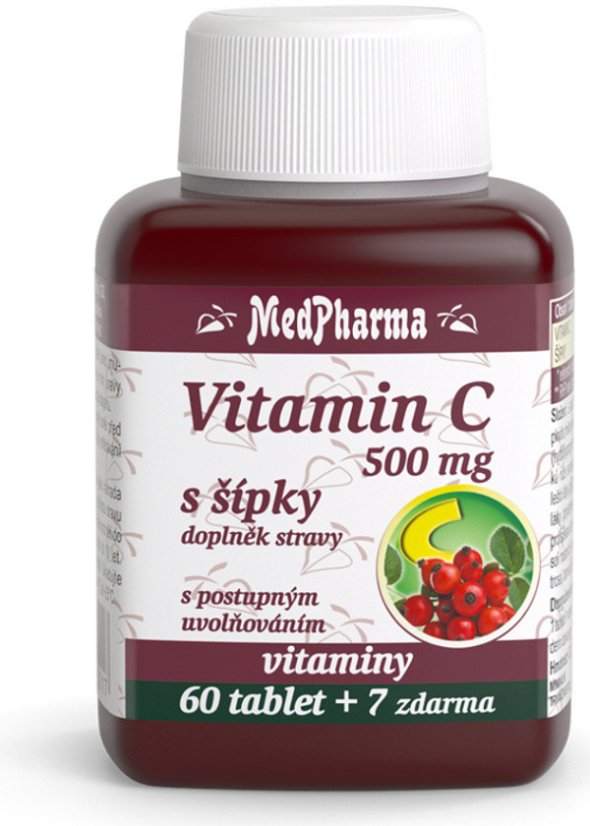 MedPh Vit.C 500mg s šípky 67 tbl.