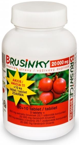 Brusinky - AKCE tbl.60+10