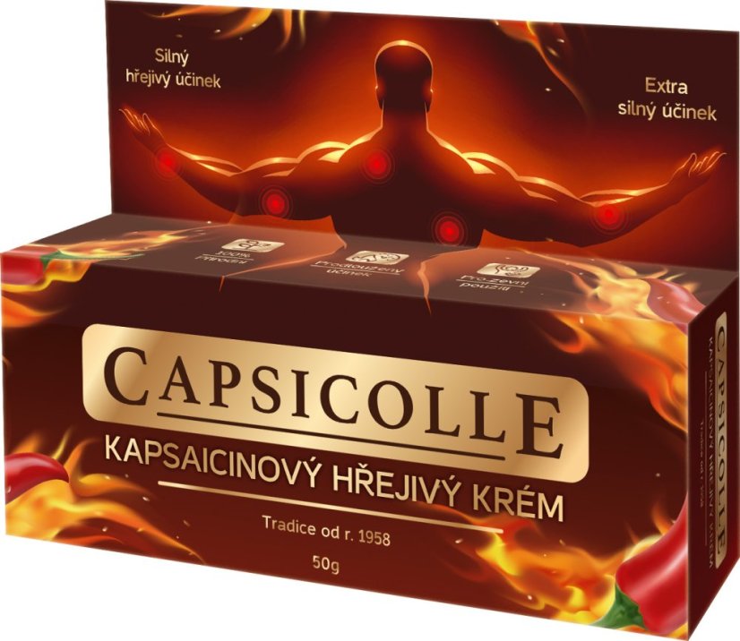 CAPSICOLLE kapsaic.krém extra hřej.50g