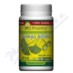 Ginkgo Biloba 40mg tbl.90+90 Bio-Pharma