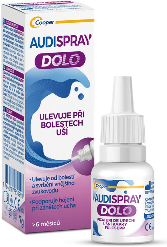 Audispray Dolo usni kapky 7g