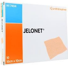 Jelonet krytí ster.s masti 10x10cm/10ks