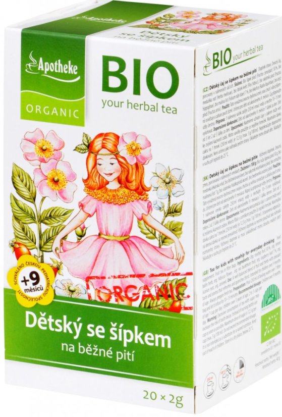 Čaj BIO Dětský ov.se šíp.20x2g APOTHEKE