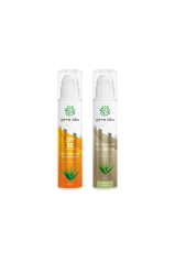 Green idea Aloe vera SUN výhodný set  Opalovací mléko SPF 50 + mléko po opalování