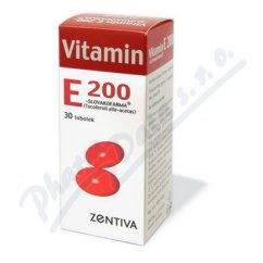 Vitamin E 200 Zentiva por.cps.mol.30x200