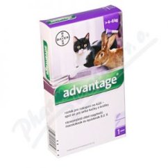 Advantage 80mg v.kočky+králici 1x0.8ml