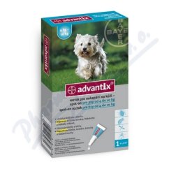 Advantix-psy spot.on.4-10kg a.u.v.1x1ml