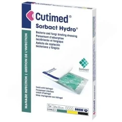 Cutimed Sorb.Hyd.antim.20x25cm5ks7261147
