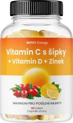 MOVit Vit.C 1200mg s sip+D+Zn.PREM 90tb