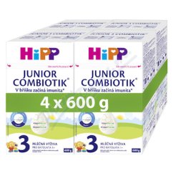 HiPP 3 Junior Combiotik ml.vyziva 4x600g