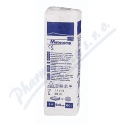 Matocomp 5x5cm 100ks komprese z gázy