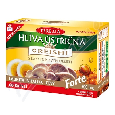 TEREZIA Hlíva ústř.s REISHI FORTE60CPS