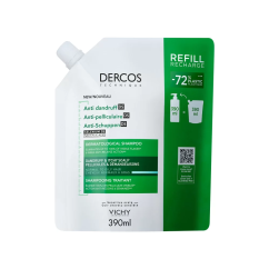 VICHY DERCOS šampon proti lupům náplň 390ml mastné